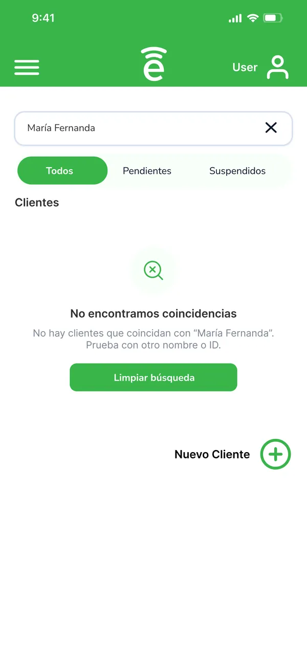 Búsqueda sin resultados